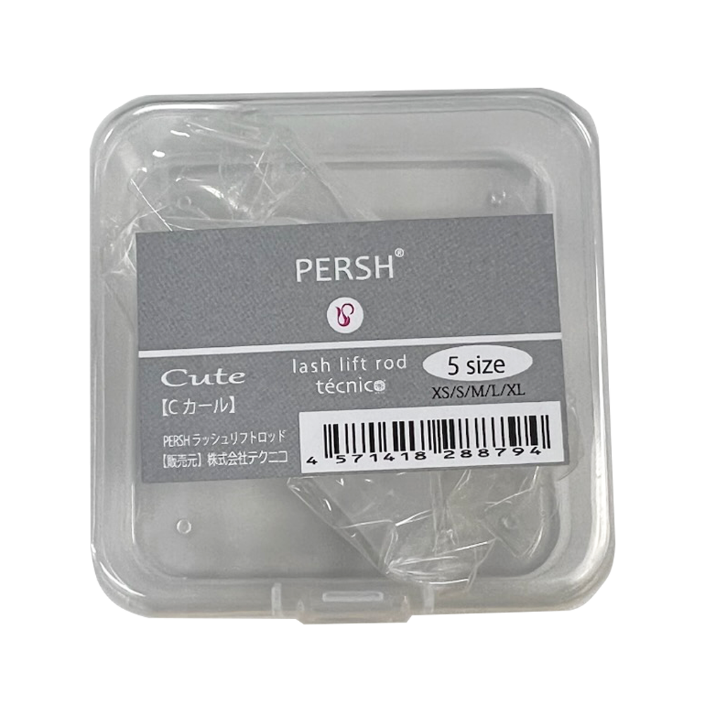 PERSH ラッシュリフト用ロッド【キュート】5種セット　Cカール