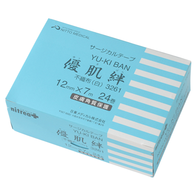 【優肌絆不織布(白)】サージカルテープ12mm幅 24個入り